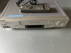 SONY カセットレコーダー SLV-R300 VHSビデオデッキ ソニー リモコン付き