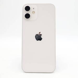 iPhone12 mini 本体 ホワイト 64GB SIMフリー 中古 付属品なし スマホ スマートフォン 携帯 アイフォン/16966