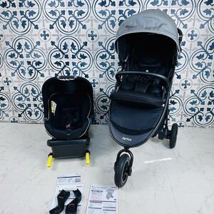 美品　Aprica　アップリカ　ベビーカー　isofix　チャイルドシート　ISOFIX 3セット　スムーヴプレミアム