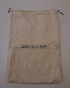 ▲ GIORGIO ARMANI 巾着袋 ジョルジオ アルマーニ 巾着 小物入れ コレクション 袋 保存袋 布袋