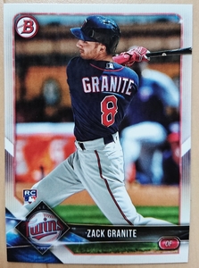 ★RC ルーキー ZACK GRANITE BOWMAN 2018 #9 MLB メジャーリーグ ROOKIE CARD ザック グラニット MINNESOTA TWINS ミネソタ ツインズ