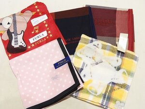 ※送料無料 未使用 ブランド ハンカチ 5枚セット ◇ クレストブリッジ ラルフローレン フルラ アンテプリマ レディース ▼6L