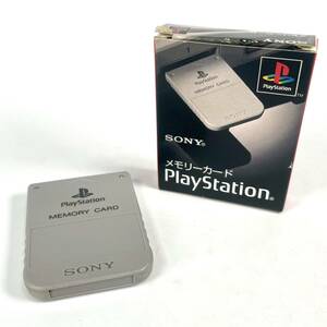 SONY Playstation MEMORY CARD SCPH-1020（ソニー/プレイステーション/メモリーカード/動作未確認/レトロ/JUNK）