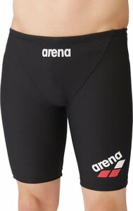 1565772-ARENA/メンズ 競泳トレーニング水着 スイムスパッツ ハーフレッグ 練習用/L