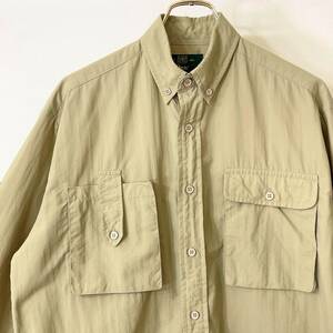 希少《 Mint Condition / ORVIS 》70s 80s 美品【 オービス 変形ポケット ビンテージ ナイロン サファリ フィッシング シャツ S 】