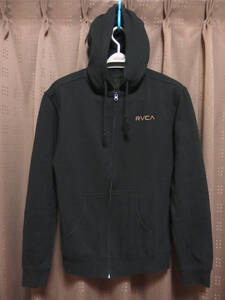 ☆RVCA ルーカ スウェット パーカー BLACK sizeS☆