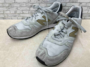 new balance ニューバランス M670OWG サイズ28.5cm ホワイト×ゴールド MADE IN ENGLAND ローカットスニーカー