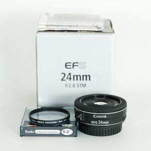 [美品｜フィルター付] Canon EF-S24mm F2.8 STM / Canon EF-Sマウント