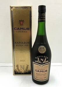 〈お酒〉CAMUS カミュ　NAPOLEON ナポレオン　コニャック ブランデー 700ml　40％【中古/現状品/未開栓】004870-④