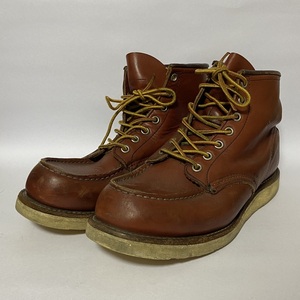 ☆RED WING レッドウィング 8875 モックトゥ 羽刻印 アイリッシュセッター ブーツ US8E 赤茶 オロラセット 