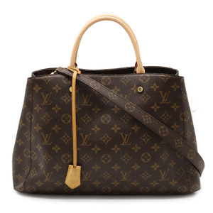 LOUIS VUITTON ルイ ヴィトン モノグラム モンテーニュGM ハンドバッグ トートバッグ 2WAY ショルダーバッグ