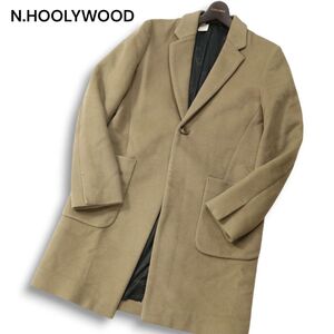 N.HOOLYWOOD ミスターハリウッド 秋冬 1B ウール チェスターコート Sz.36　メンズ 日本製　I4T03643_B#N