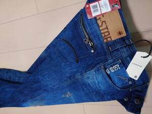 【新品放出】G-STAR RAW♪ATTACC LOW STRAIGHT♪ITALY♪NEVIS DENIM♪MED.AG.DESTROY♪ジースター♪初期型♪W32 L32♪50625 5674 3142