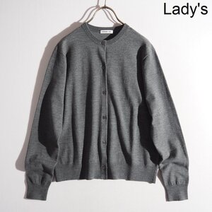 P2335P ▼EVERYDAY I LIKE. ドゥーズィエムクラス▼ 23AW Stretch Wool クルーネックカーディガン グレー / ウールニット 秋～春 rb mks