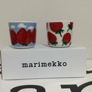 送料無料 マリメッコ マンシッカ ラテマグ カップ セット マグ marimekko いちご 北欧 イッタラ アラビア 好きな方