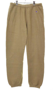 ダブルタップス WTAPS × CHAMPION 21AW ACADEMY TROUSERS COTTON REVERSE WEAVE BEIGE チャンピオン コラボ リバースウィーブ スウェット