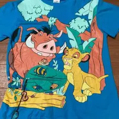 USA製 OLDディズニー ライオンキング Tシャツ　　デカプリントレアデザイン