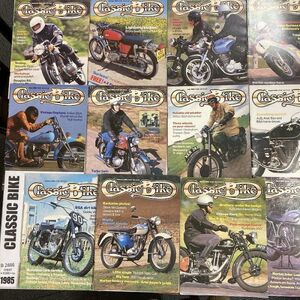 B2886　1985　12冊セット「CLASSIC BIKE」　クラシックバイク　英国　旧車雑誌　英国車　ビンテージ　自動車