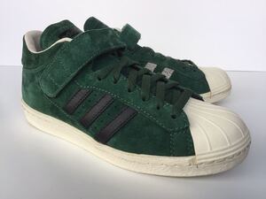 美品 名作 12年製 adidas proshell アディダス プロシェル スエード レザー グリーン 緑 us 7.5 JP 25.5