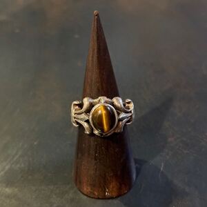 SILVER925 TIGER EYE DESIGN RING/シルバー/リング