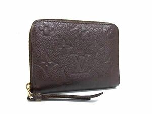 1円 ■美品■ LOUIS VUITTON ルイヴィトン モノグラムアンプラント ジッピーコインパース コインケース 小銭入れ ブラウン系 FJ1475