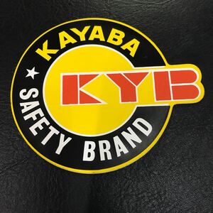 T3147 未使用 KYB KAYABA ステッカー SAFETY BRAND 検索）シール デカール 当時物 カヤバ ショック アブソーバ レア