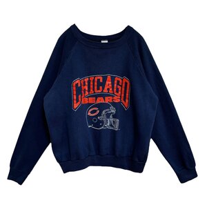 中古 チャンピオン champion 80s スウェットシャツ クリーニング済み USA製 トリコタグ NFL シカゴベアーズ メンズ 実寸 Ｍサイズ