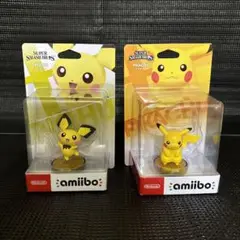 amiibo ピカチュウ、ピチュー（大乱闘スマッシュブラザーズシリーズ）