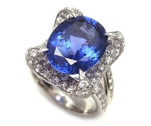 【緑屋質屋】コンコルド(CONCORD)　タンザナイトリング　9.28ct　Pt900【中古】