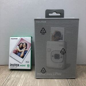 165 D / 1円〜 instax mini LiPlay チェキ インスタントカメラ チェキフィルム セット FUJIFILM 富士フイルム 中古 未使用 未開封