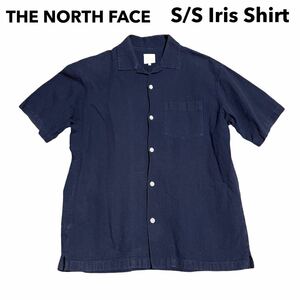 THE NORTH FACE S/S Iris Shirt ノースフェイス シアサッカー アイリスシャツ 半袖 オープンカラー メンズ L