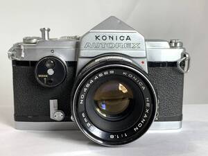 【シャッターOK】コニカ KONICA AUTOREX KONICA HEXANON 52mm F1.8 レンズセット (265)