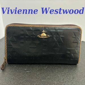 ヴィヴィアンウエストウッド　長財布　黒　Vivienne Westwood　財布　v66