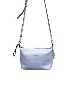 FURLA◆ショルダーバッグ/PVC/BLU/無地