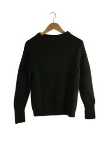 ANDERSEN-ANDERSEN◆セーター(厚手)/S/ウール/KHK/無地/THE NAVY CREW NECK/フィッシャーマンニット