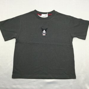 【送料無料】【新品】Kaepa ジュニア半袖Tシャツ（コットン100％ Kuromi クロミ） 　150　 ダークグレー★311101