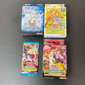 04wy6592■【1円～】遊戯王 デュエルモンスターズ ストラクチャーデッキ3箱+デッキビルドパック１P 未開封品あり