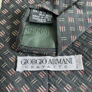 GIORGIO ARMANI(ジョルジオアルマーニ) 黒赤ネクタイ