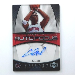 ◆【Auto card】Chris Bosh NBA 2006-07 UD Trilogy Auto Focus card# AF-BO ◇検索：クリス・ボッシュ 直筆サイン Signature Autograph