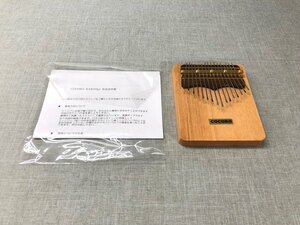 【中古品】COCORO工房　ソリッドタイプカリンバ　取扱説明書付　(管理番号：049112)