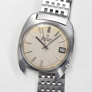 1円 不動品 腕時計 ブローバ BULOVA アキュトロン M8 音叉時計 メンズ 同梱不可