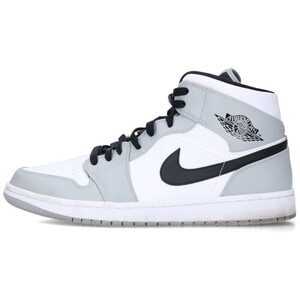 ナイキ スニーカー AIR JORDAN 1 MID SMOKE GREY 554724-092 サイズ:29cm エアジョーダン1ミッドスモークグレースニーカー 中古 BS99