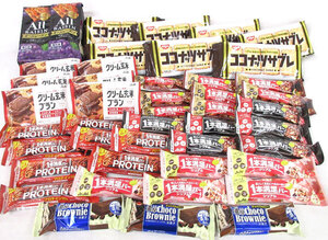 送料300円(税込)■ks567■◎お菓子(1本満足バー・ココナッツサブレ 等) 8種 45点【シンオク】