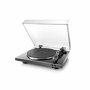 デノン Denon DP-300F アナログ レコードプレーヤー フォノイコライザー付 フルオート カートリッジ付属 ブラック DP-300