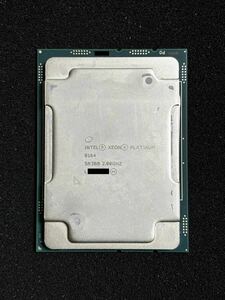 動作美品 Xeon Platinum 8164 26-Core 2.0GHz~Max 3.7GHz/35.75M/FCLGA3647/SR3BB ((1個限定))