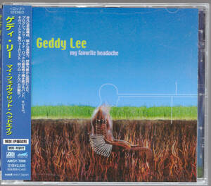 Geddy Lee ゲディ・リー（RUSHラッシュ） / my favorite headache マイ・フェイヴァリット・ヘッドエイク　/国内盤CD