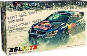 プラッツ/ベルキット BEL010 1/24 フォルクスワーゲン ポロ R WRC 2015 モンテカルロラリー ウィナー