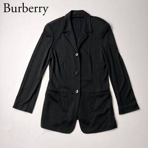 美品 Burberry バーバリー テーラードジャケット ブラック　アウター　トップス 薄手 vintage ヴィンテージ イタリア製生地使用