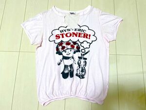 80s 90s 初期 HYSTERIC GLAMOUR ヒステリックグラマー シフォン　キノコ　きのこ　Tシャツ レア 希少 ヴィンテージ 入手困難 NO14890