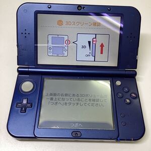 New Nintendo 3DSLL ニンテンドー3DS LL メタリックブルー 稼動品